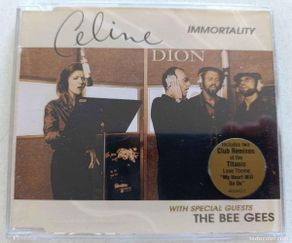 CD di Musica: CELINE DION with Special Guests THE BEE GEES 'Immortality' CD Single 1998 Australia To Love You More